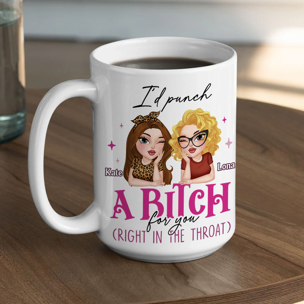 Spicy Besties - Personalized Custom Coffee Mug - Image 5