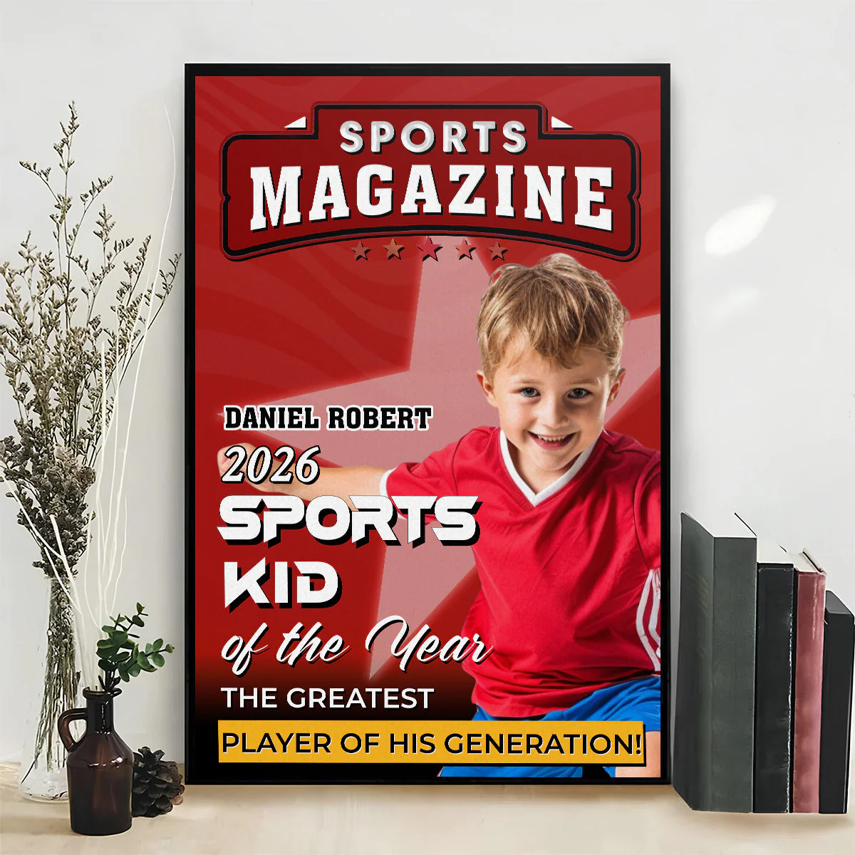 Sports Kid Of The Year - Personalized Custom Poster - Image 5