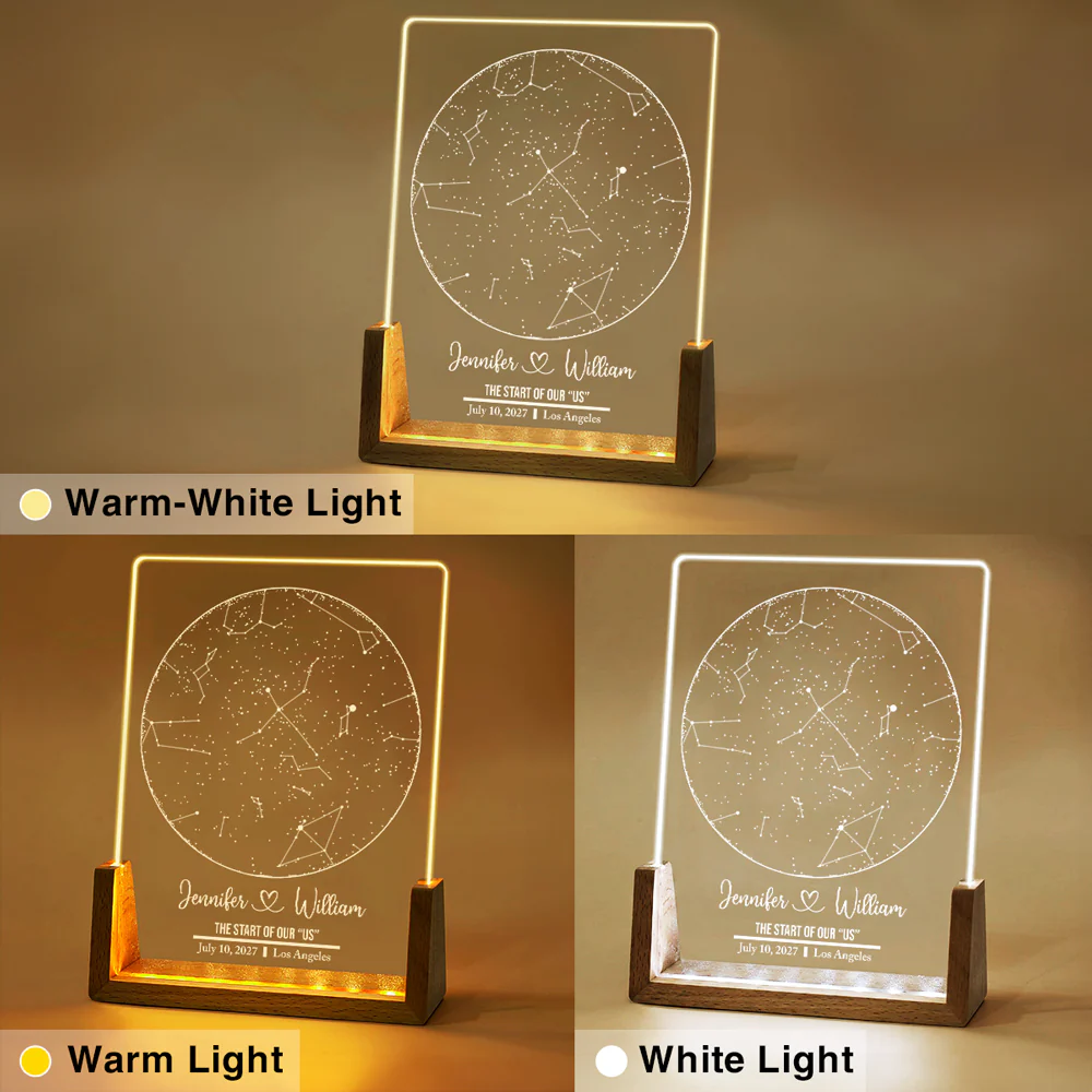 Start Of Us - Personalized Custom Night Light - Image 6