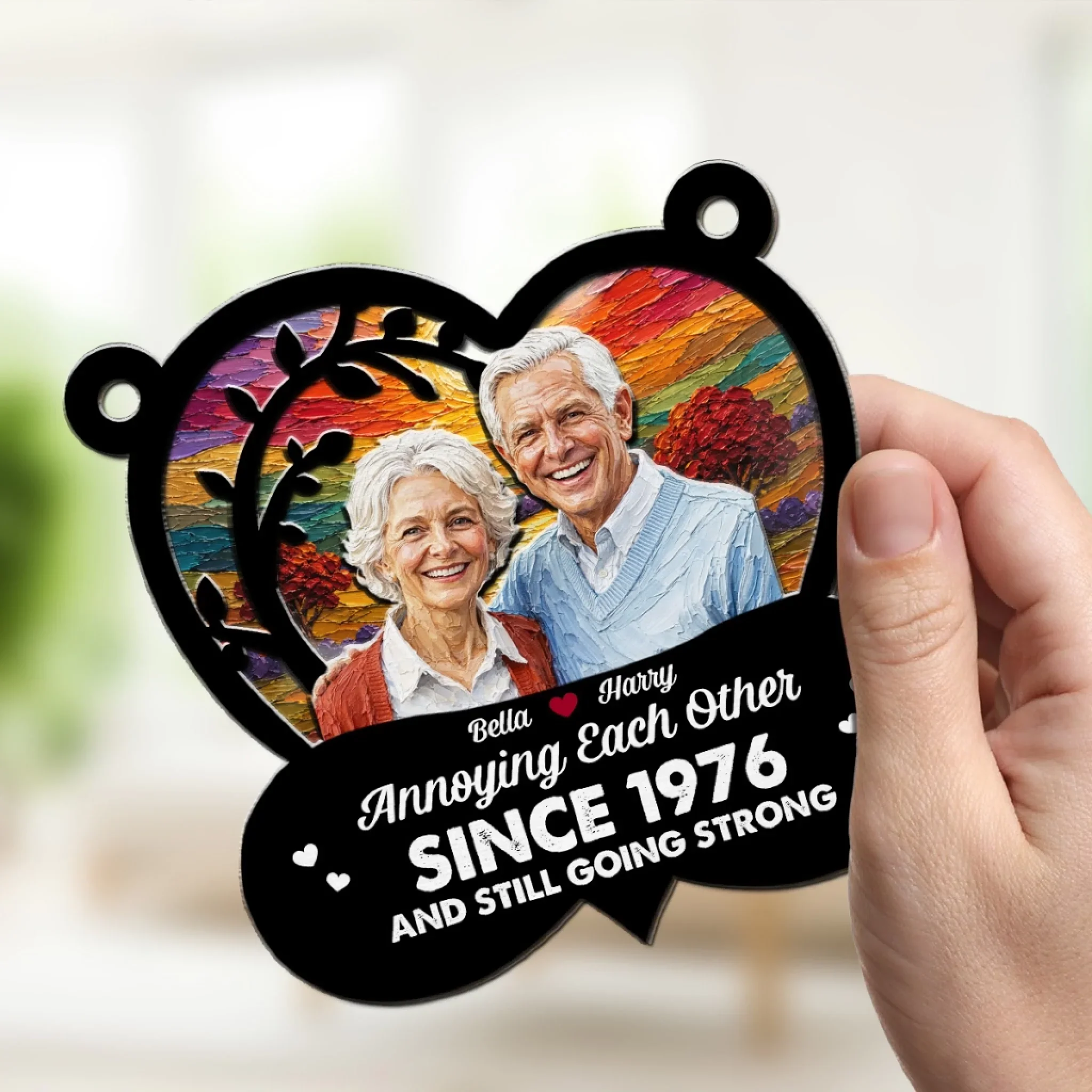 Still Love You Forever - Personalized Custom Suncatcher - Image 2