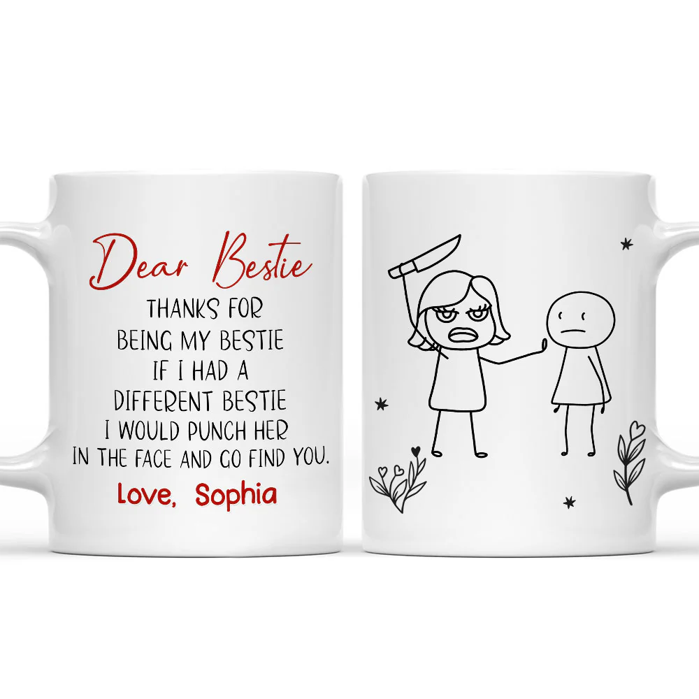 Stop Being Friend - Personalized Custom Coffee Mug