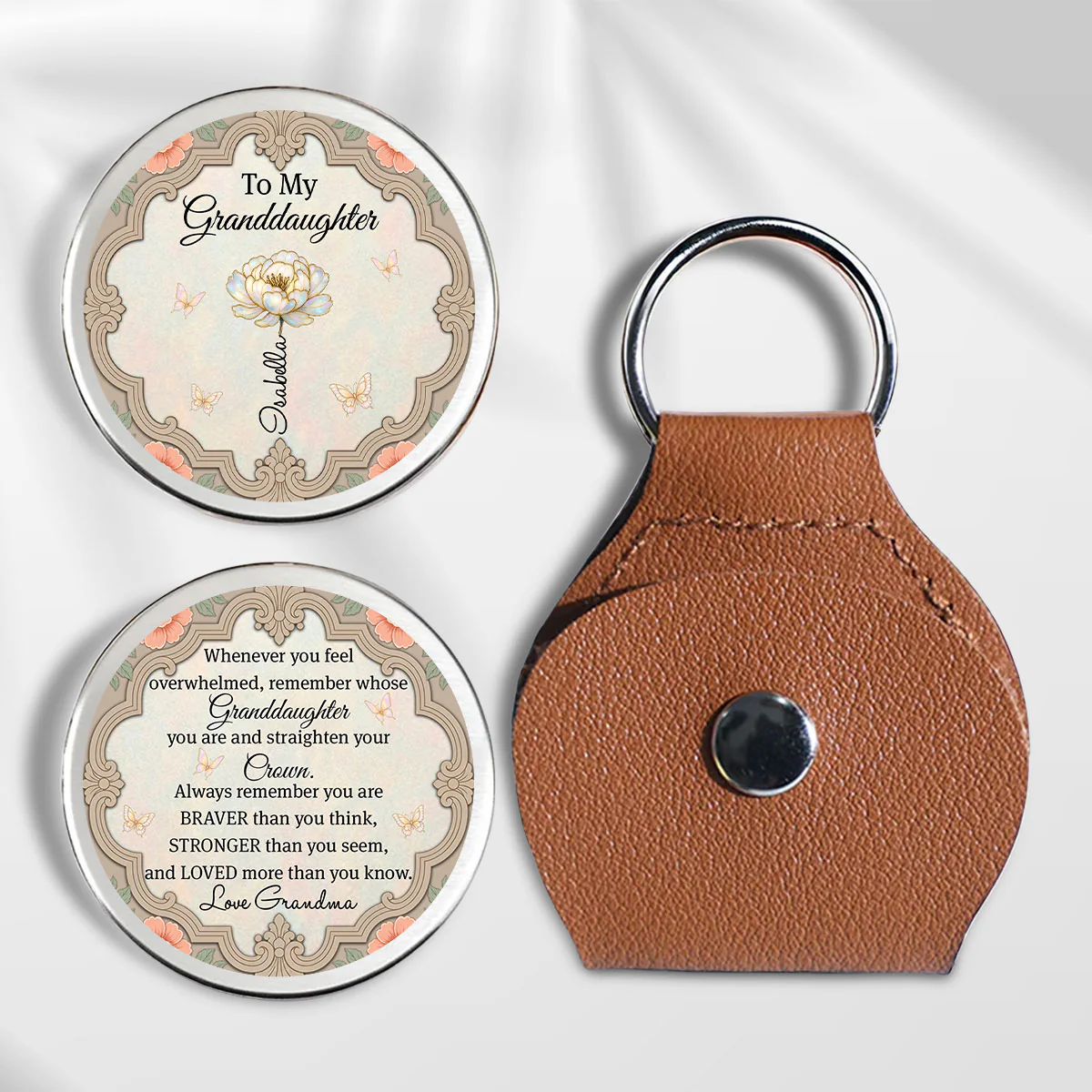 Straighten Your Crown - Personalized Custom Pocket Hug