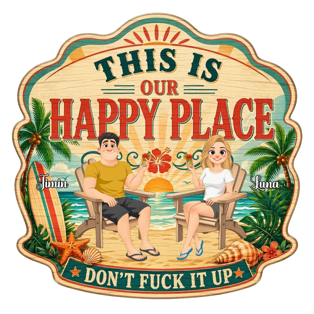 Summer Place - Personalized Custom Wood Sign - Image 7