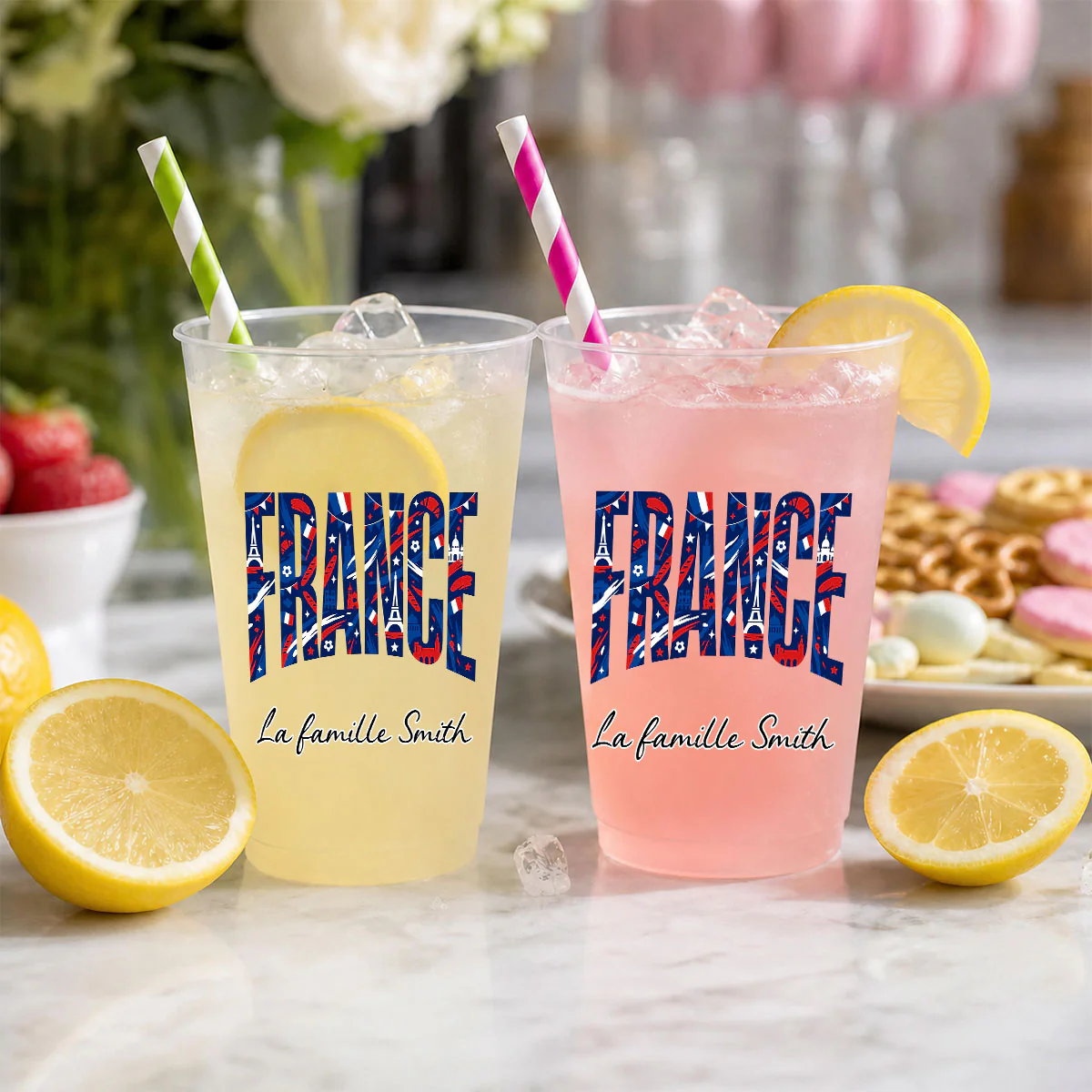 Support Your Country - Personalized Custom Frosted Cup - Image 3