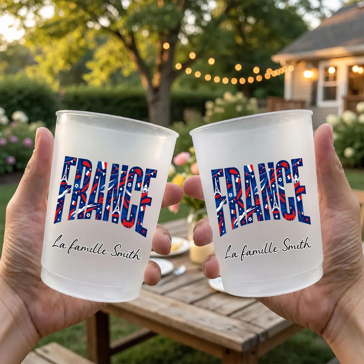 Support Your Country - Personalized Custom Frosted Cup - Image 4