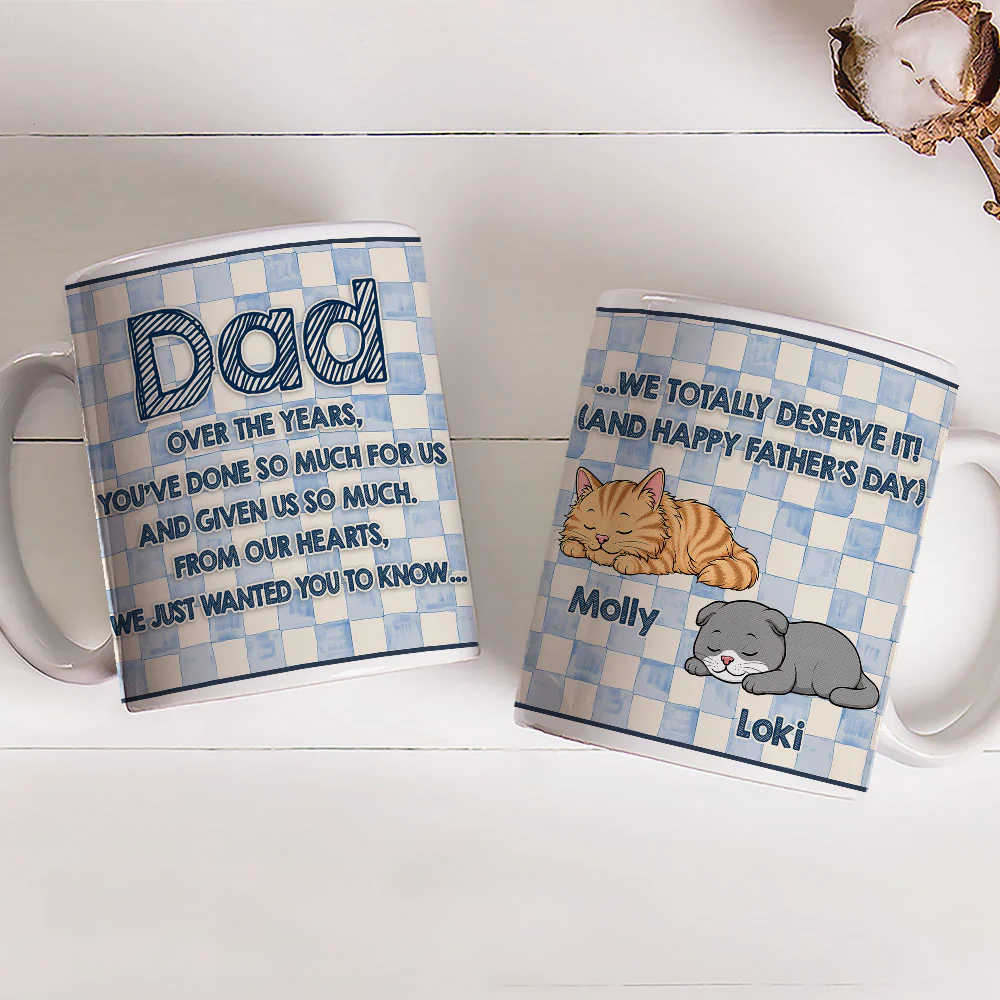Surprise Dad You Got Us - Personalized Custom Coffee Mug - Image 2