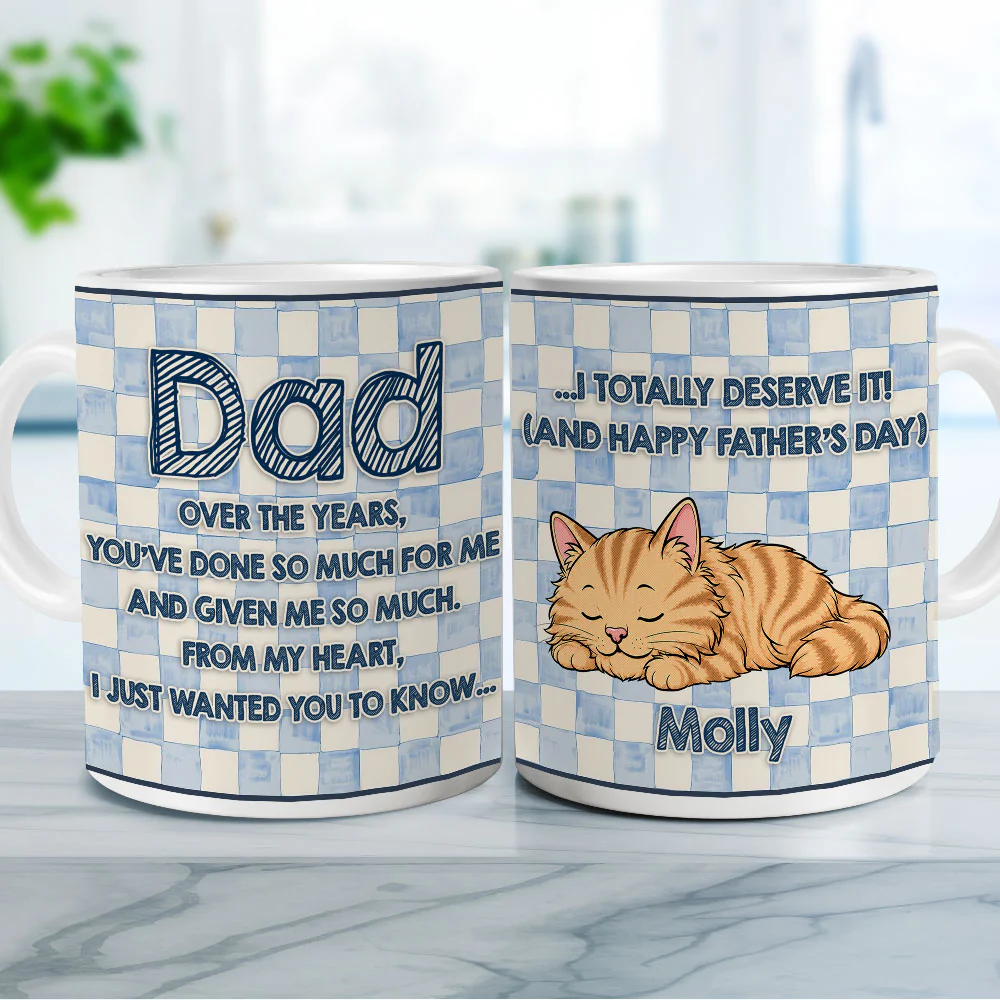 Surprise Dad You Got Us - Personalized Custom Coffee Mug - Image 3