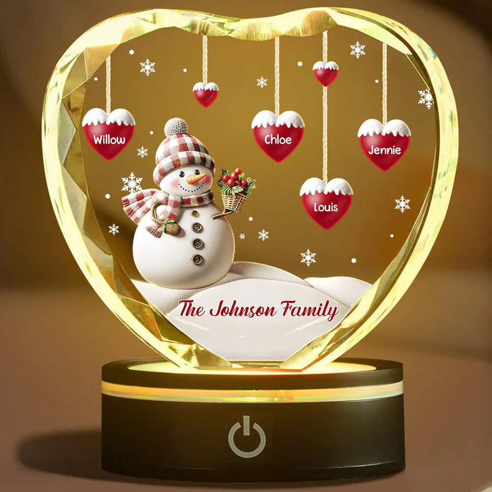 Sweet Heart - Personalized Custom Crystal Led Light - Image 2