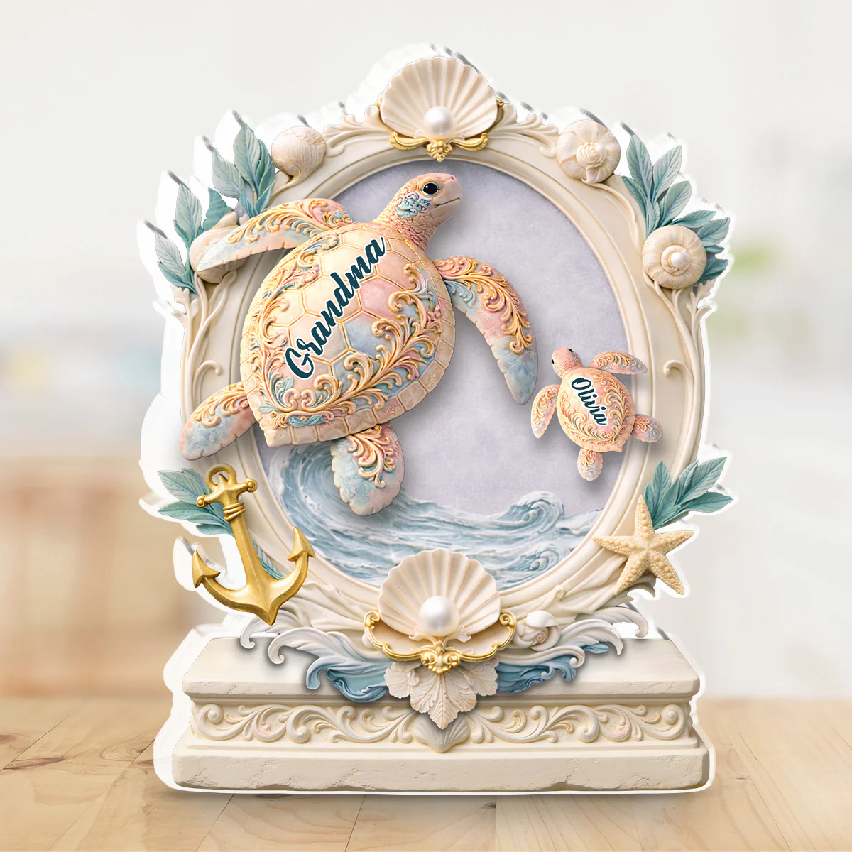 Sweet Turtles - Personalized Custom Acrylic Plaque