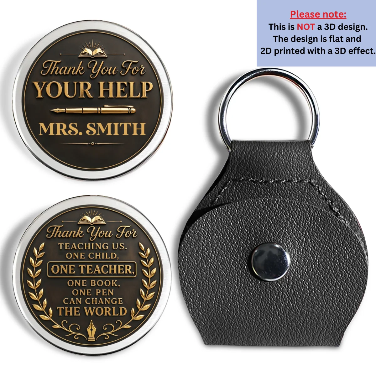 Teachers Help Dreams Grow - Personalized Custom Pocket Hug - Image 7