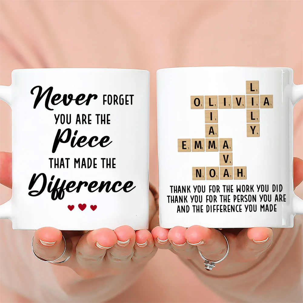 Thank You For All - Personalized Custom Coffee Mug - Image 3