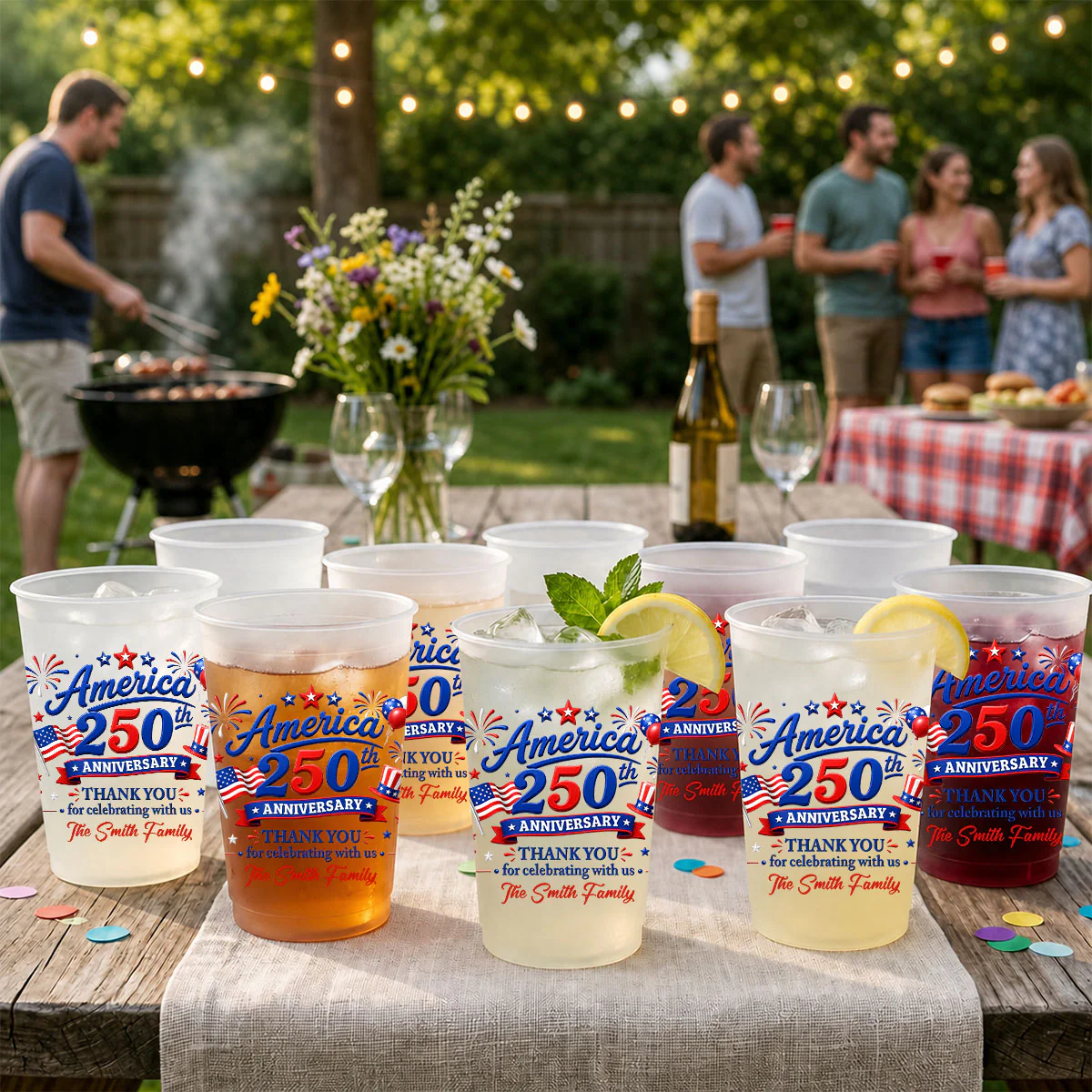 Thank You For Celebrating With Us - Personalized Custom Frosted Cup - Image 5