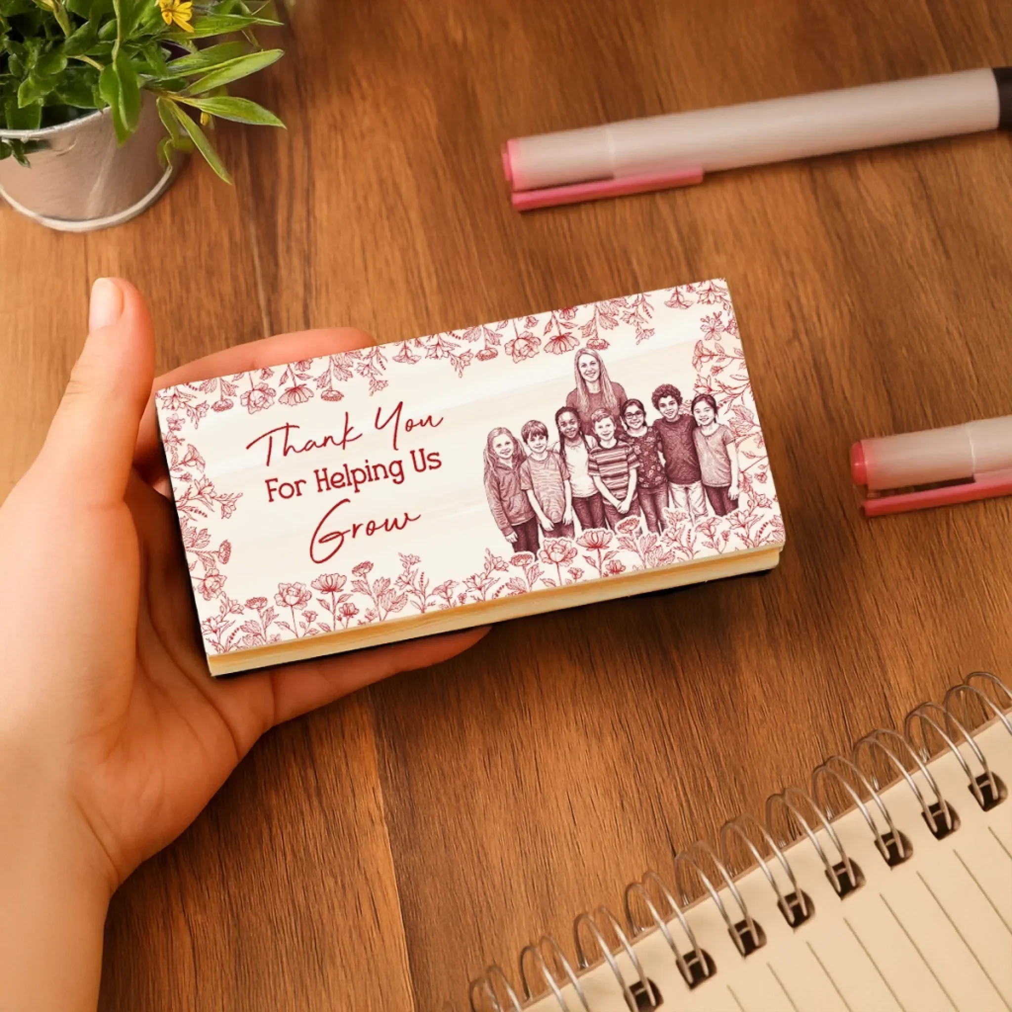 Thank You For Helping Me 2 - Personalized Custom Whiteboard Eraser - Image 5