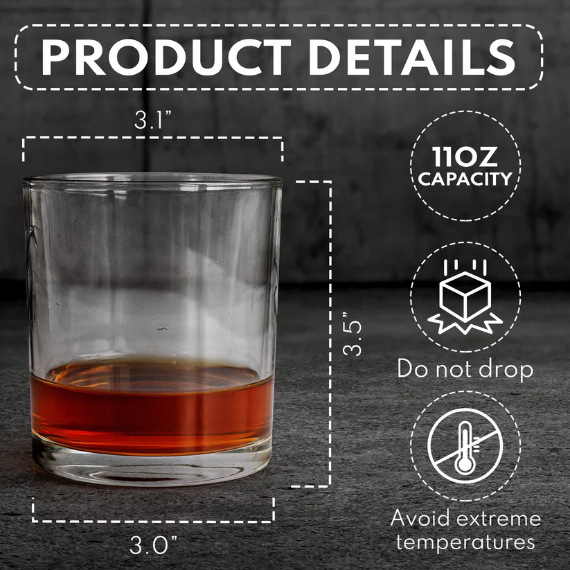 Thanks For All - Personalized Custom Whiskey Glass - Image 6