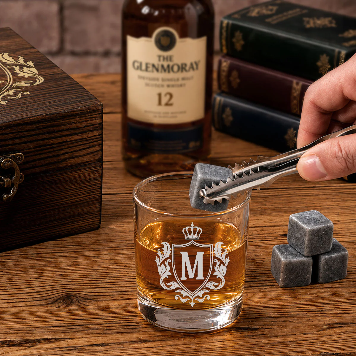 Thanks For All The Orgasms - Personalized Custom Whiskey Glass Set - Image 2