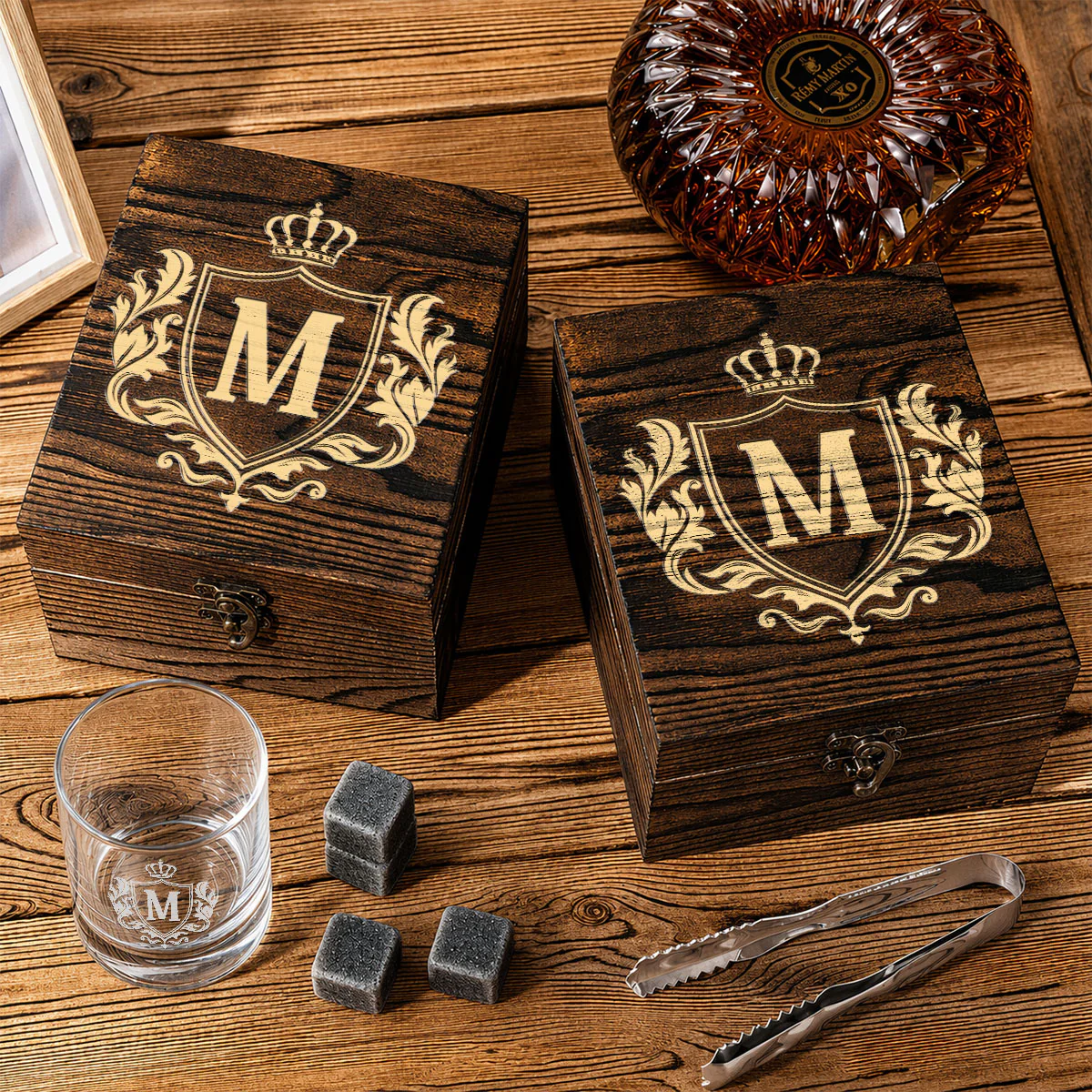 Thanks For All The Orgasms - Personalized Custom Whiskey Glass Set - Image 3