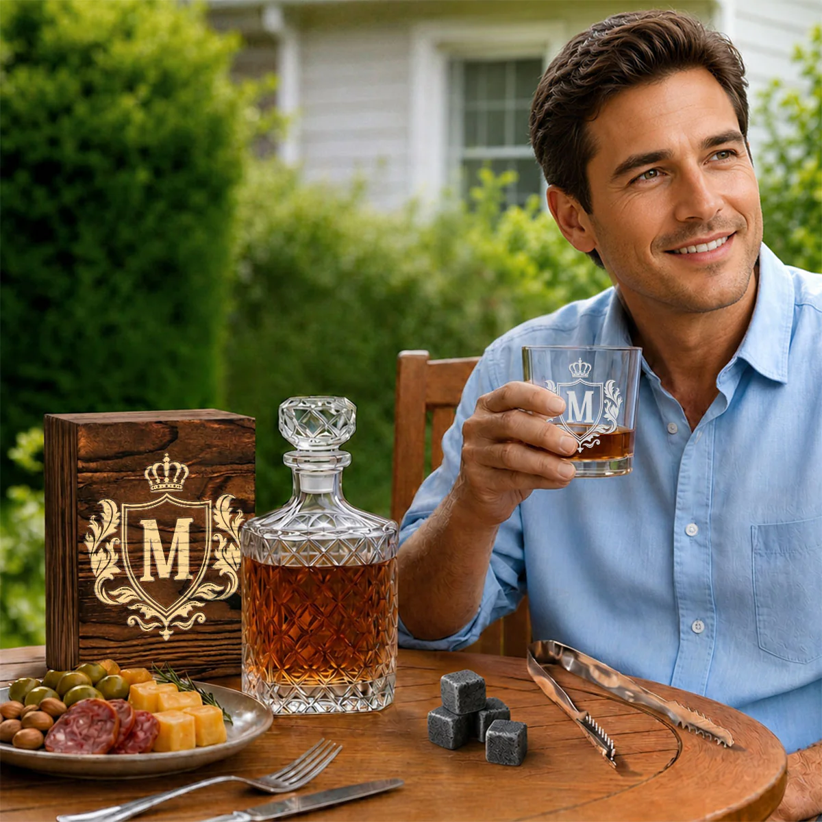 Thanks For All The Orgasms - Personalized Custom Whiskey Glass Set - Image 4
