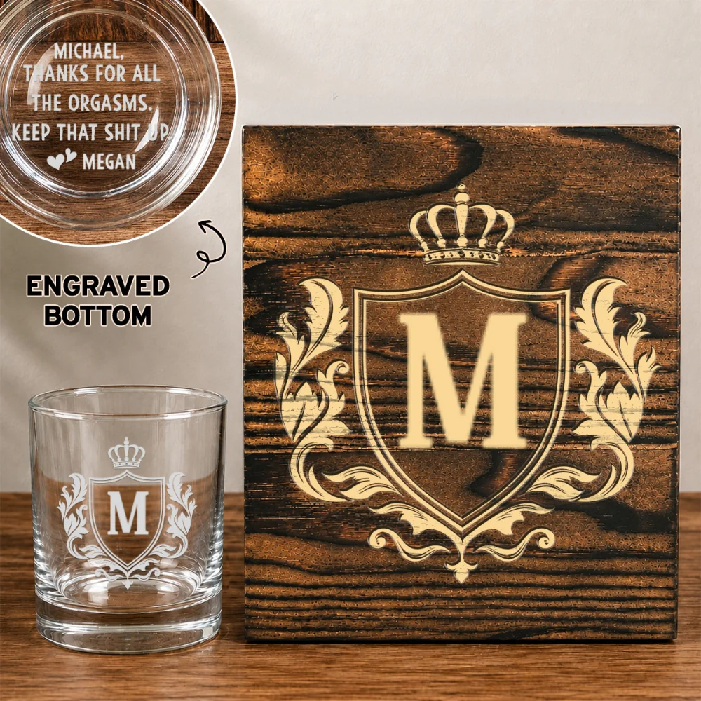 Thanks For All The Orgasms - Personalized Custom Whiskey Glass Set - Image 6