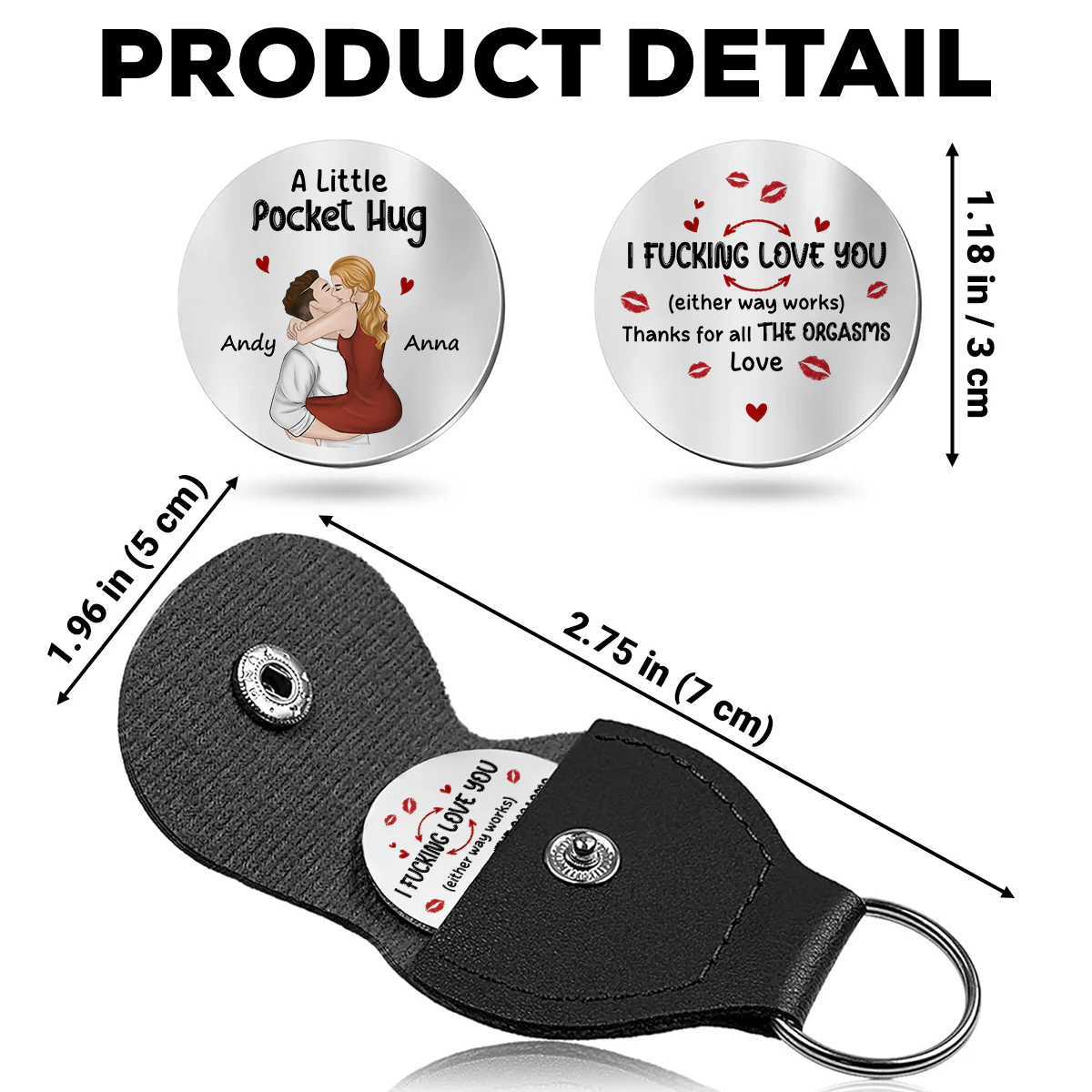 Thanks For All The Things You Did - Personalized Custom Pocket Hug - Image 5