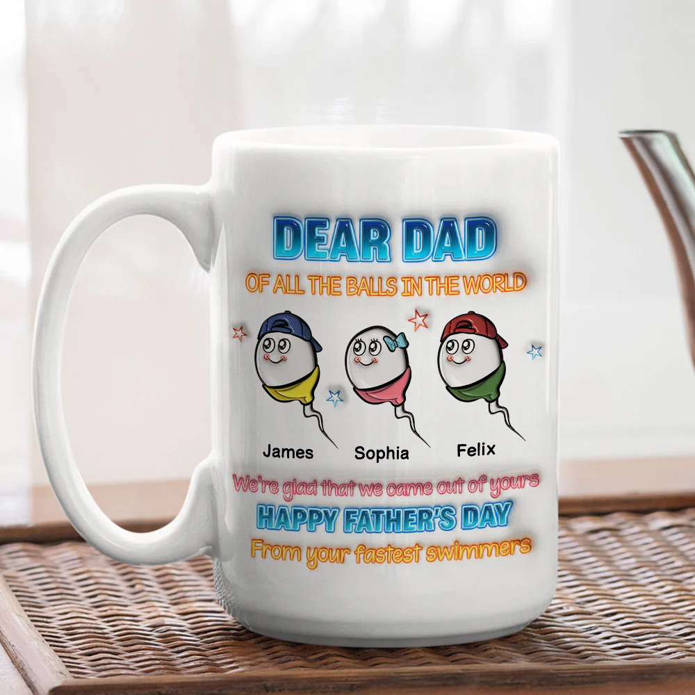 Thanks For Bringing Us Into The World - Personalized Custom 3D Inflated Effect Mug - Image 3
