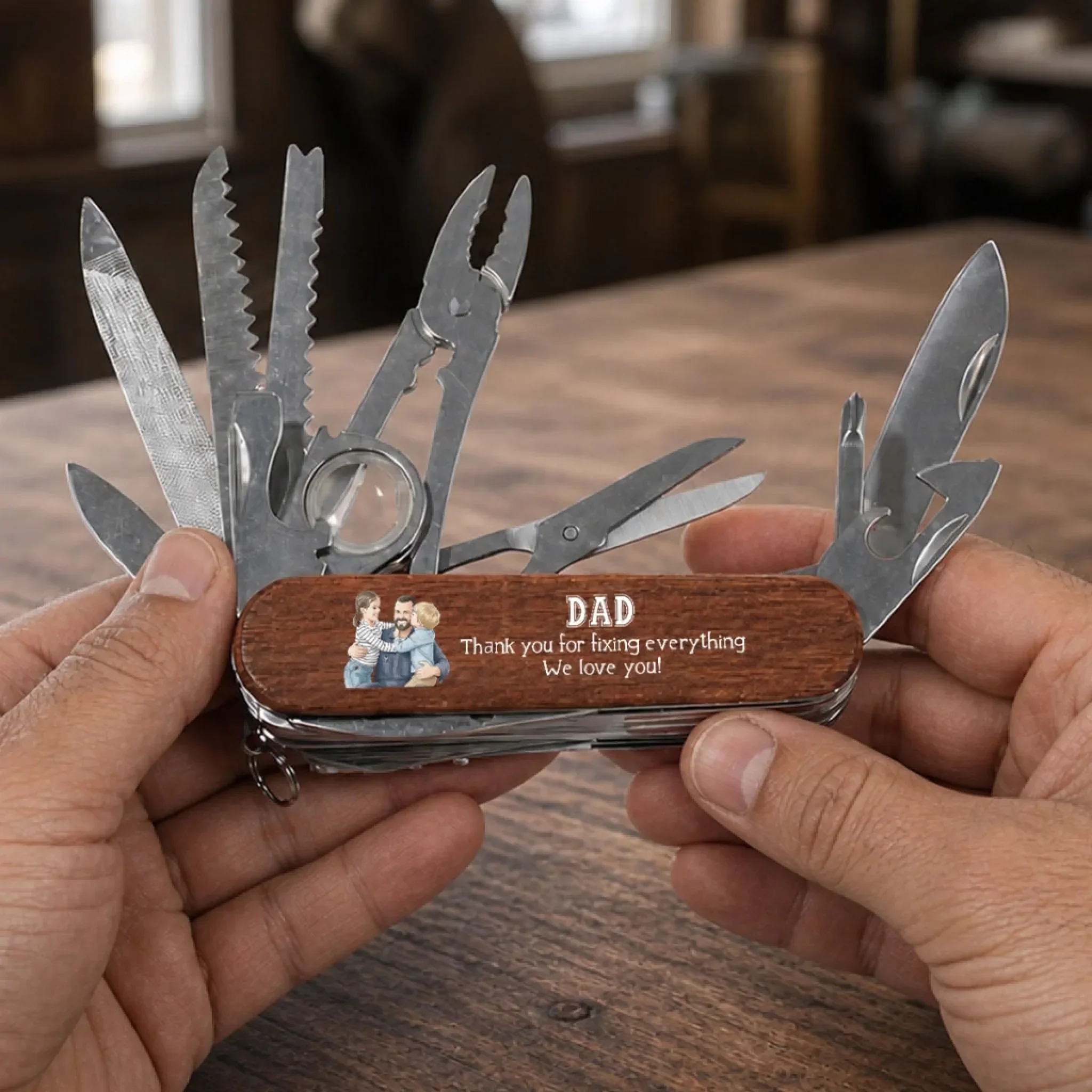 Thanks For Fixing It All - Personalized Custom Pocket Multi Tool - Image 2
