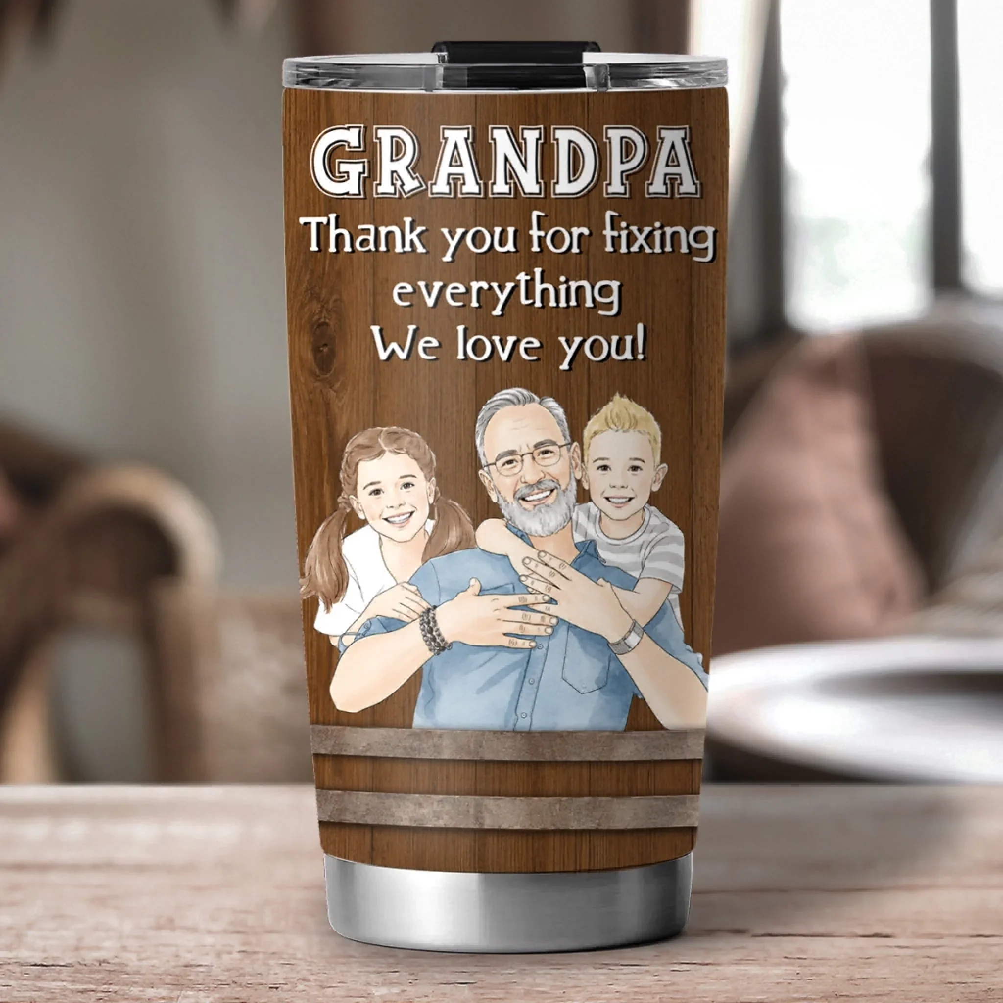 Thanks For Fixing It All - Personalized Custom Tumbler - Image 3