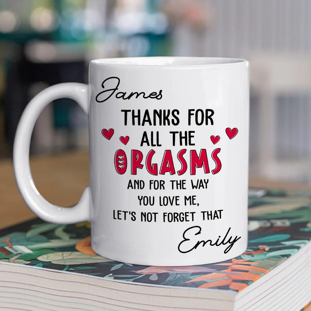 Thanks For Loving Me Daily - Personalized Custom Coffee Mug - Image 3