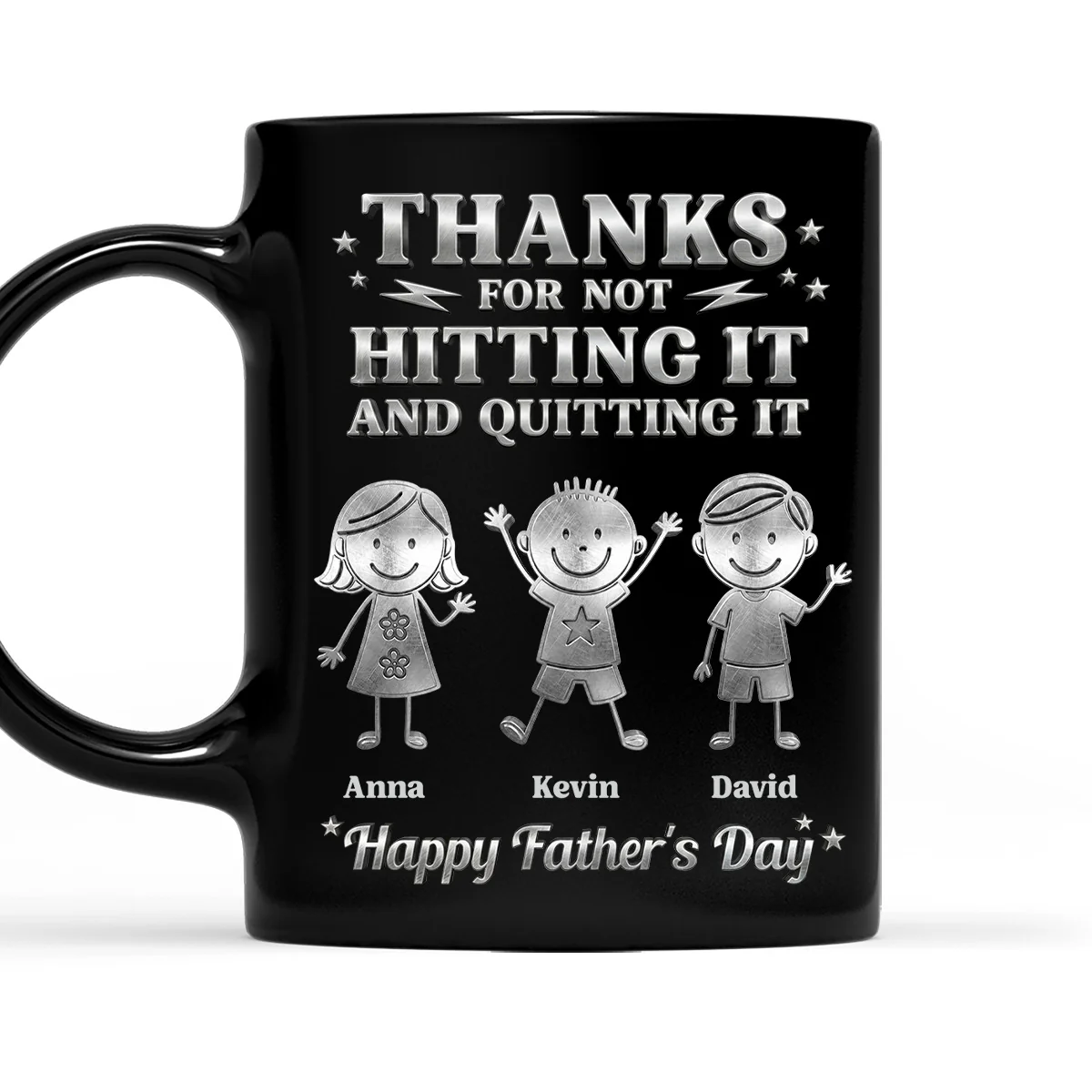Thanks For Not Quitting It - Personalized Custom 3D Effect Mug