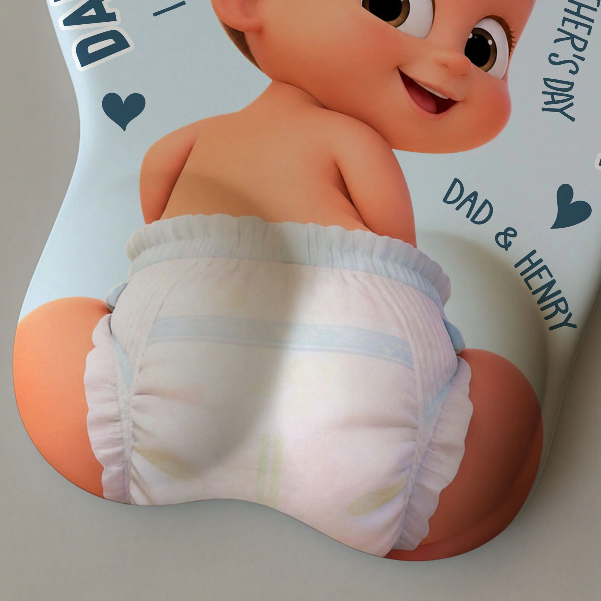 Thanks For Wiping My Butt - Personalized Custom 3D Mouse Pad - Image 5