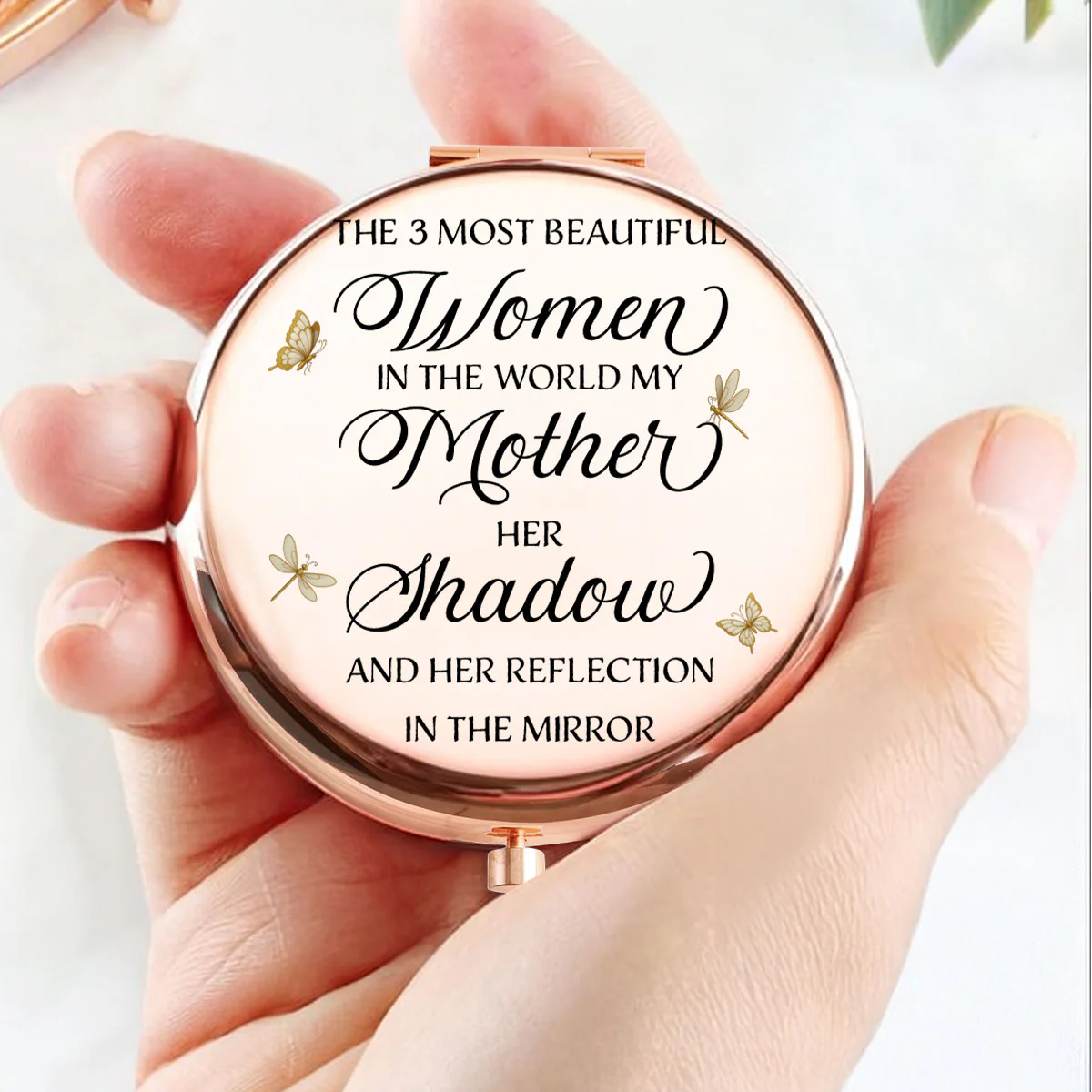 The 3 Most Beautiful Women - Personalized Custom Compact Mirror - Image 4