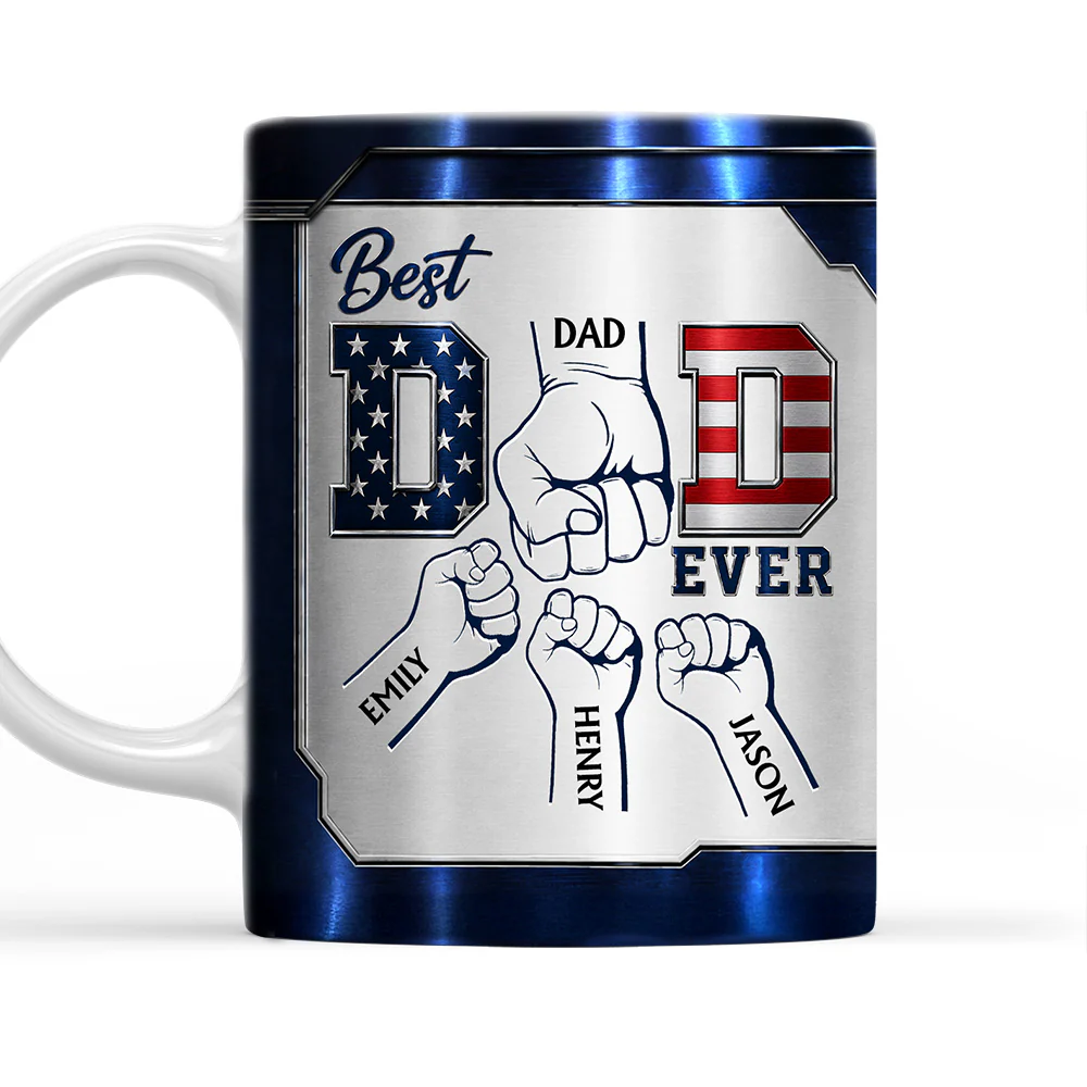 The Best Daddy - Personalized Custom 3D Inflated Effect Mug