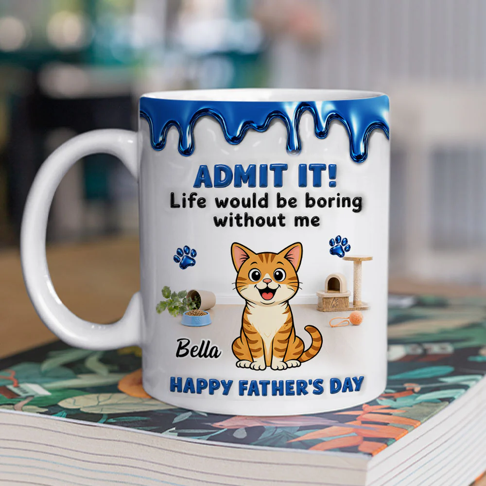 The Best Friend Has Cat - Personalized Custom Coffee Mug - Image 2