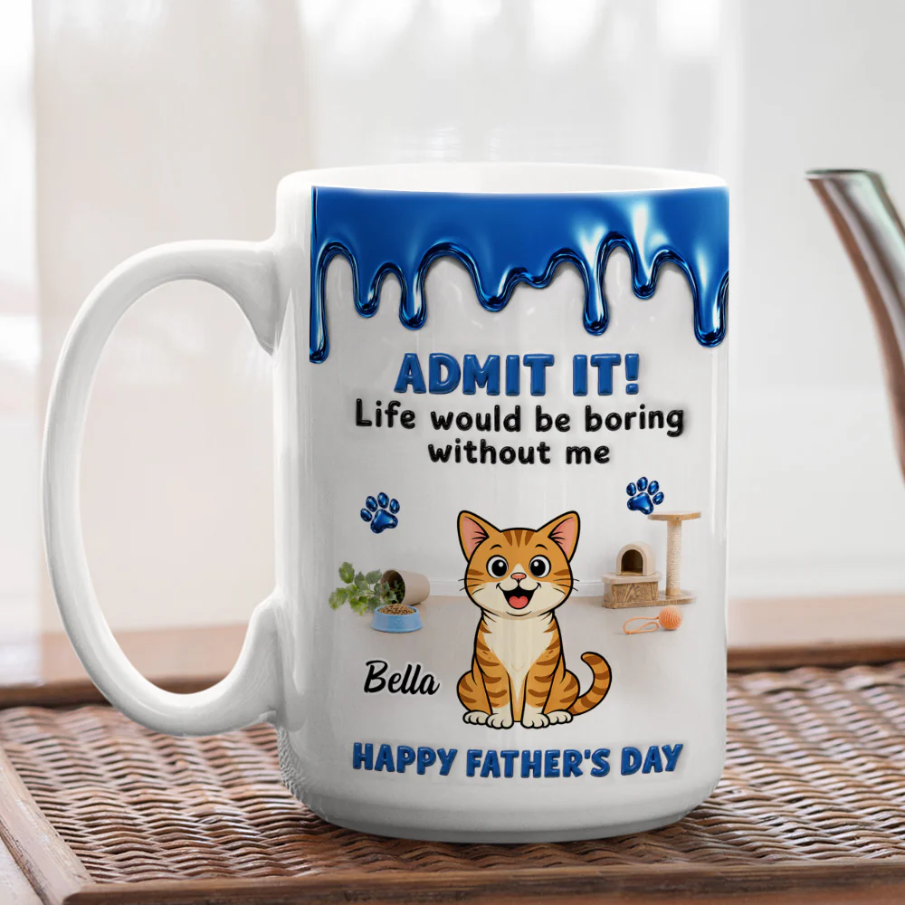 The Best Friend Has Cat - Personalized Custom Coffee Mug - Image 5