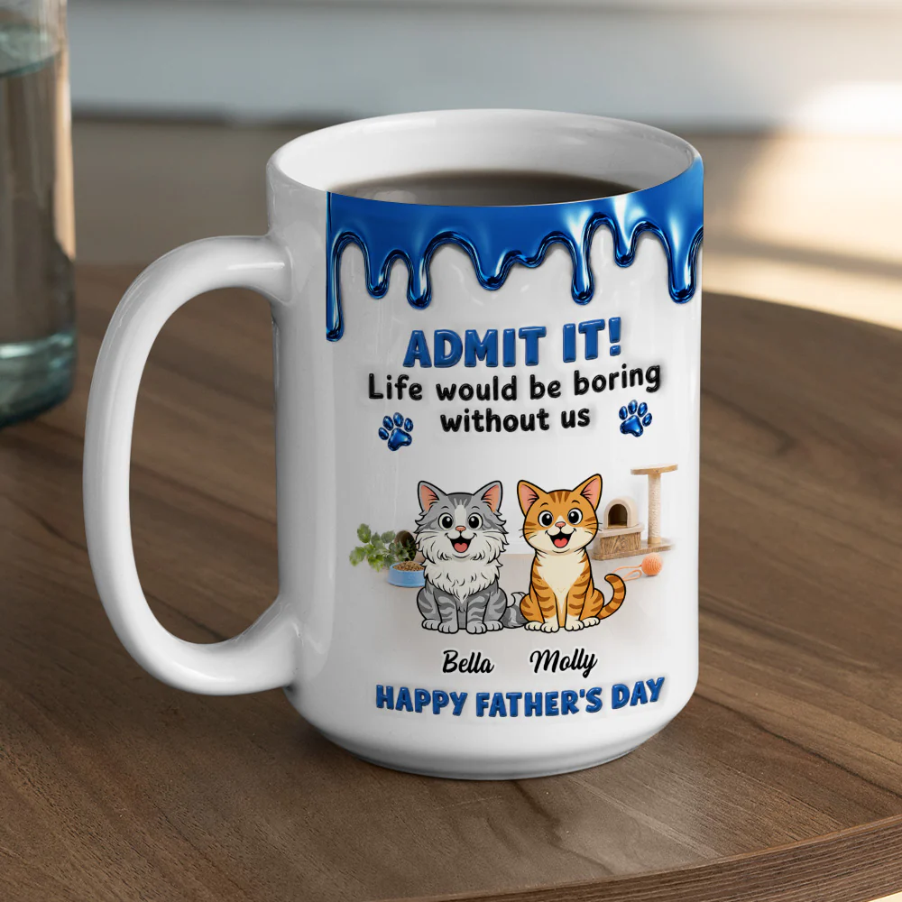 The Best Friend Has Cat - Personalized Custom Coffee Mug - Image 6