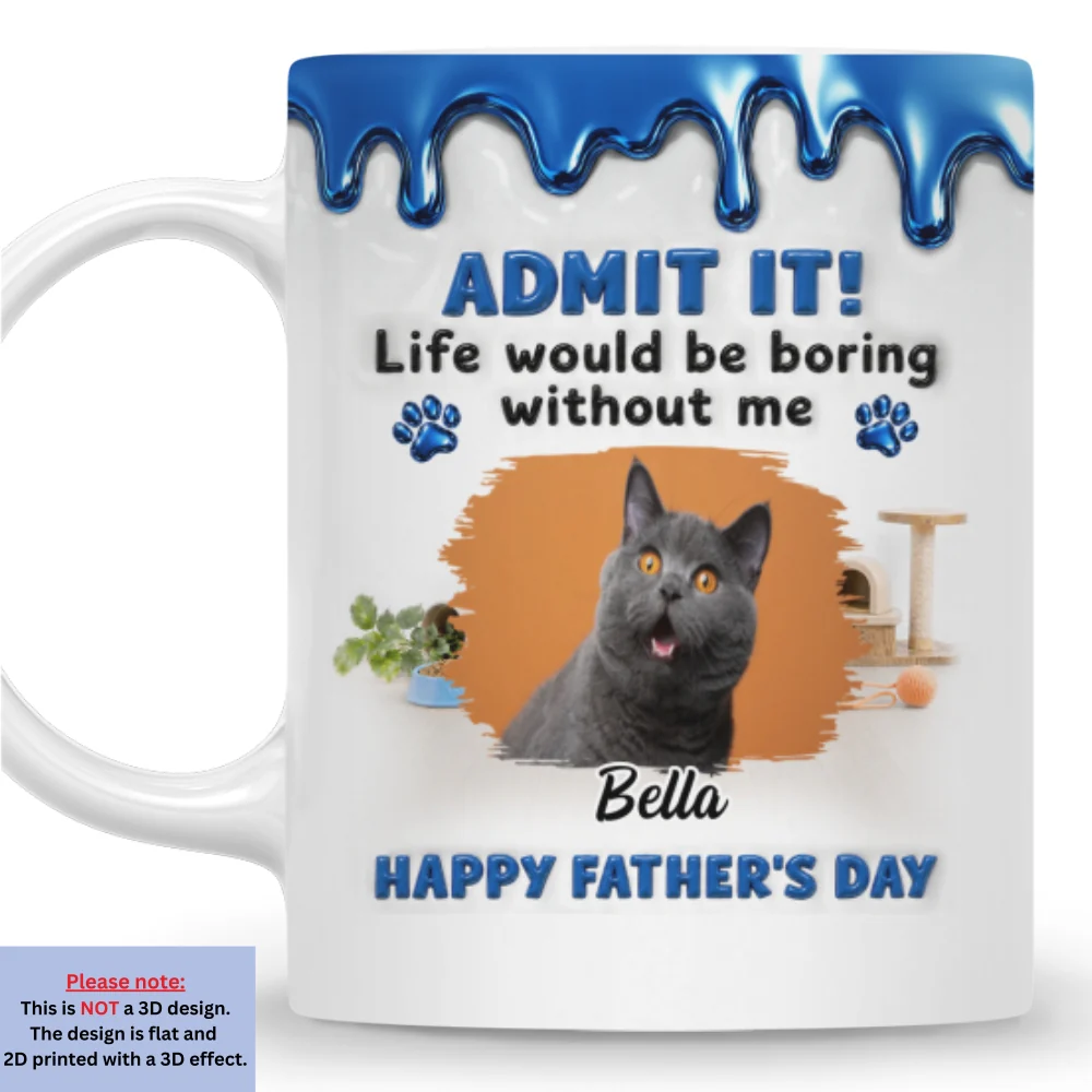 The Best Friend Has Cat Photo - Personalized Custom Coffee Mug - Image 6