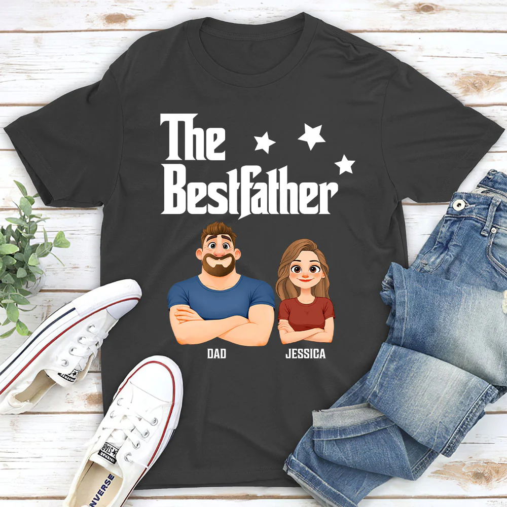 The Bestfather - Personalized Custom Shirt - Image 3