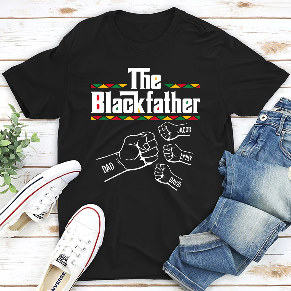 The Blackfather - Personalized Custom Shirt - Image 2