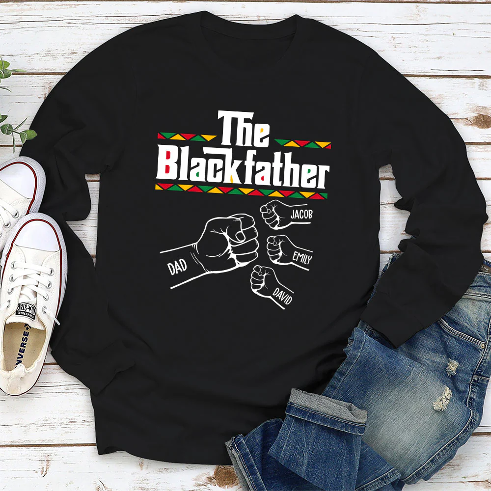 The Blackfather - Personalized Custom Shirt - Image 5