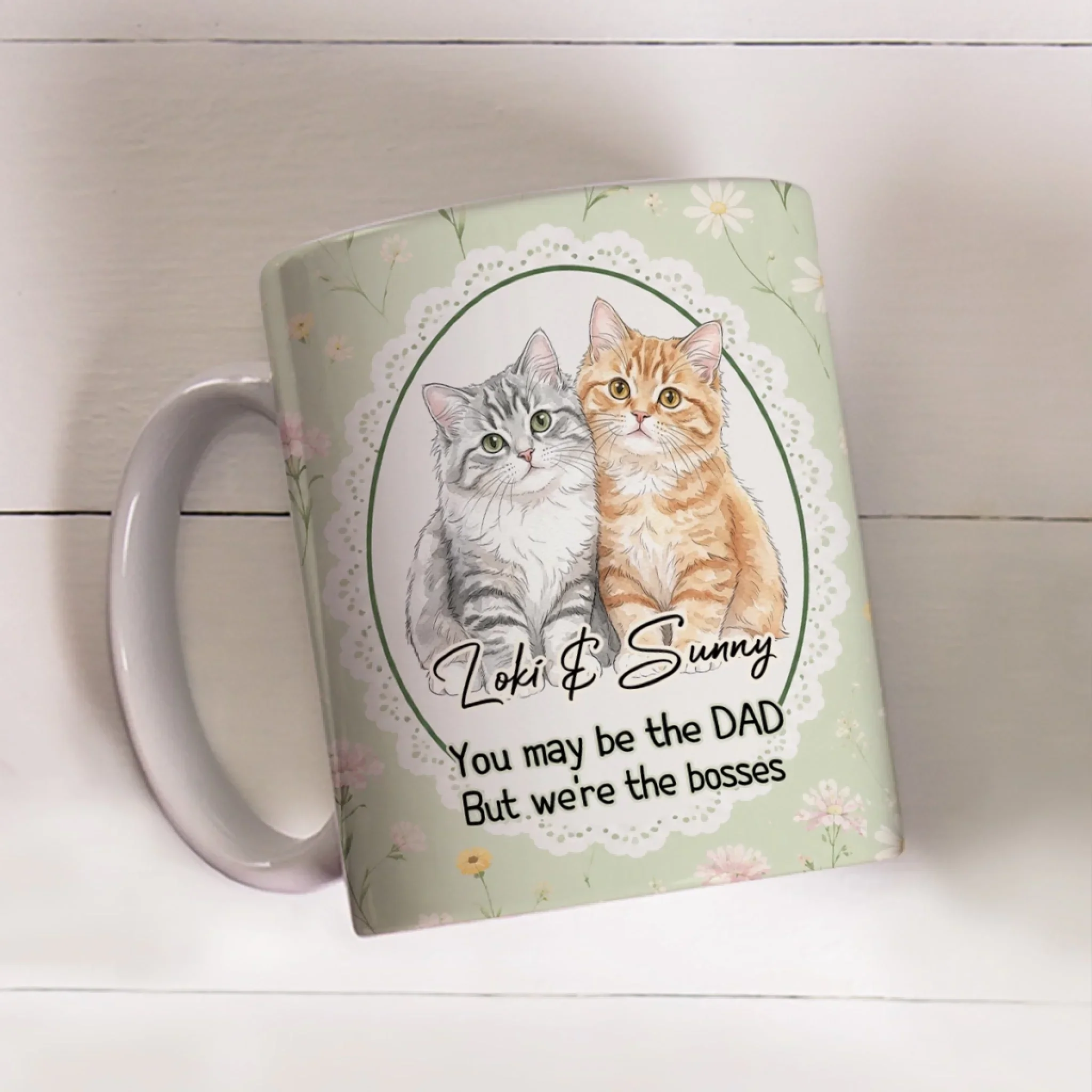 The Boss Is Me - Personalized Custom Coffee Mug - Image 3