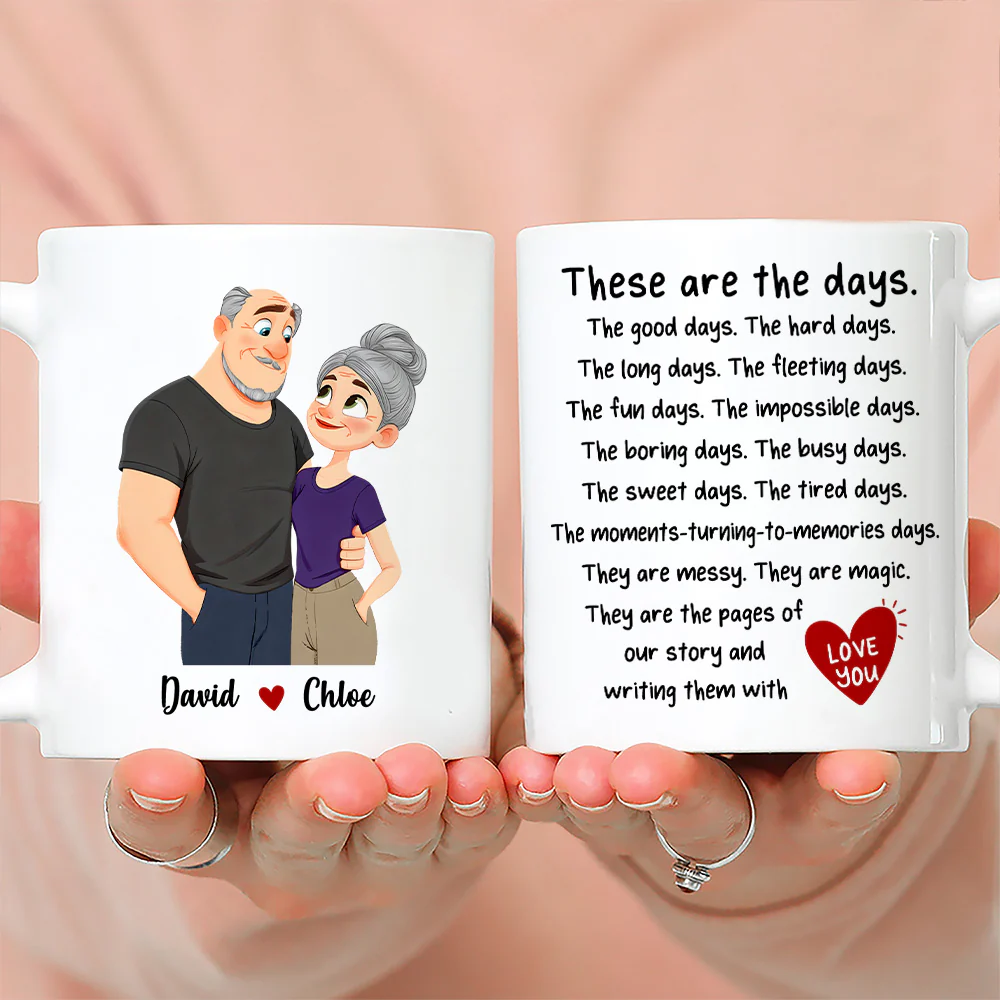 The Day With You - Personalized Custom Coffee Mug - Image 3