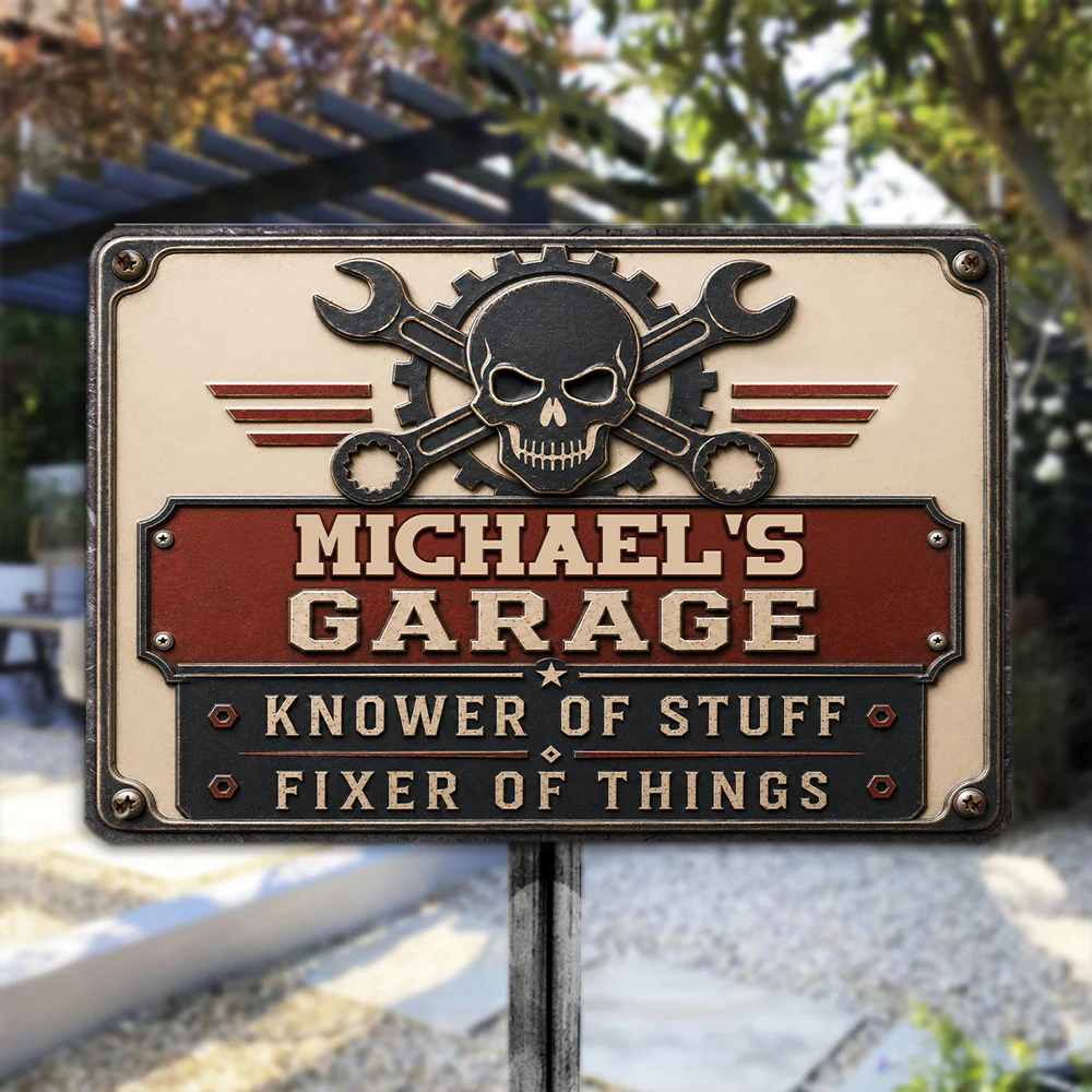 The Fixer - Personalized Custom Metal Sign - Image 4