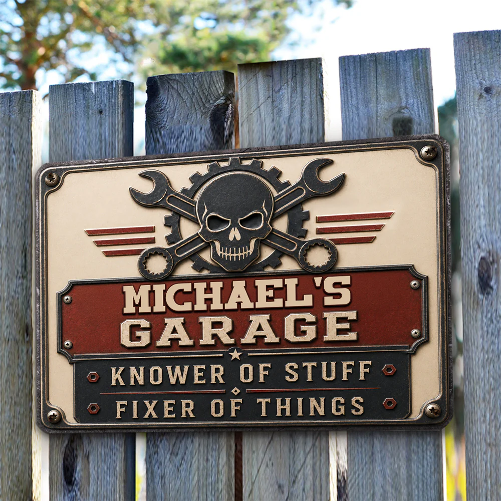 The Fixer - Personalized Custom Metal Sign - Image 5