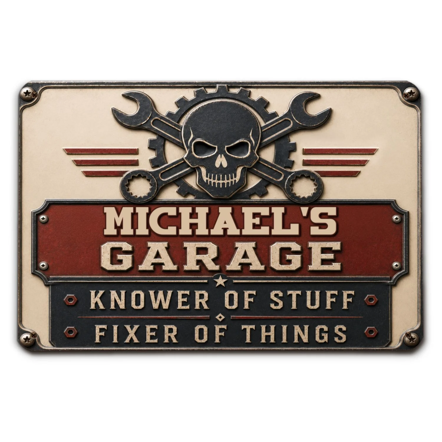 The Fixer - Personalized Custom Metal Sign - Image 6