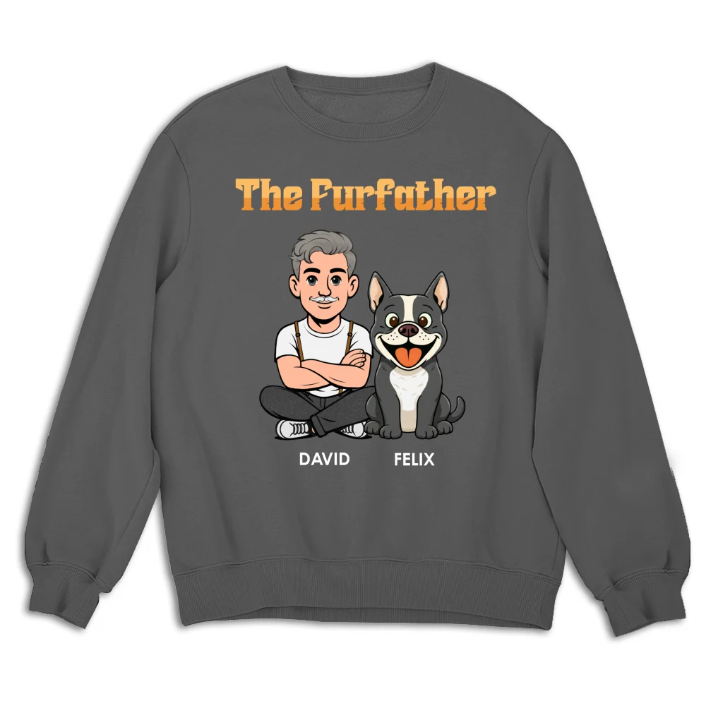 The Furfather Retro - Personalized Custom Shirt - Image 19