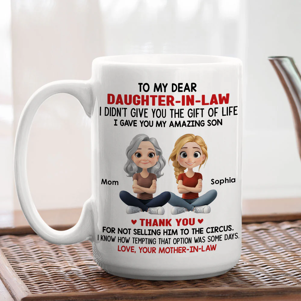 The Gift Of Life - Personalized Custom Coffee Mug - Image 4