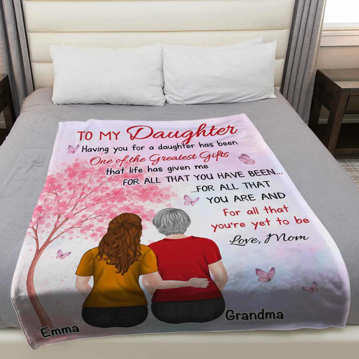 The Greatest Gifts - Personalized Custom Fleece Blanket - Image 2