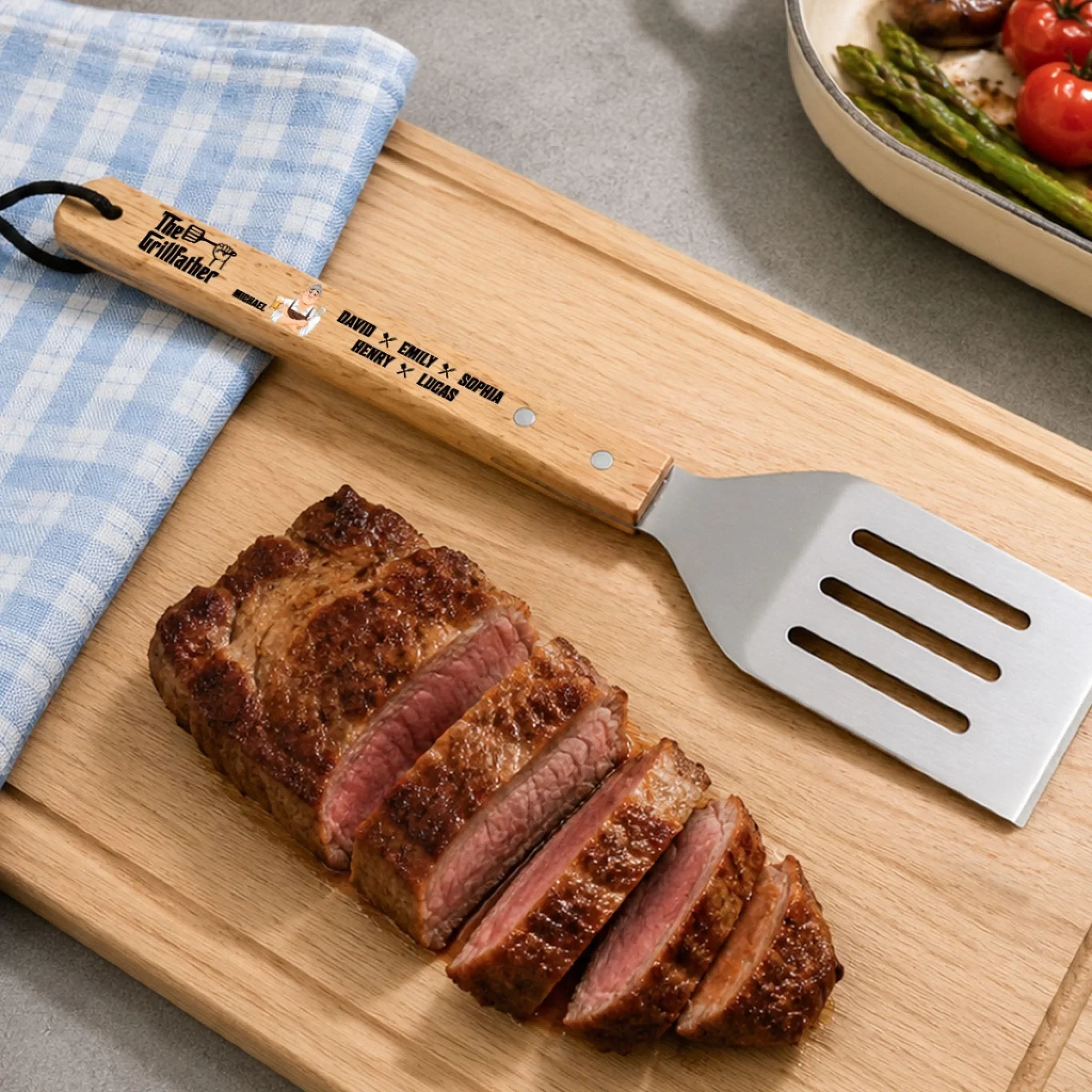 The Grillfather - Personalized Custom Grill Spatula