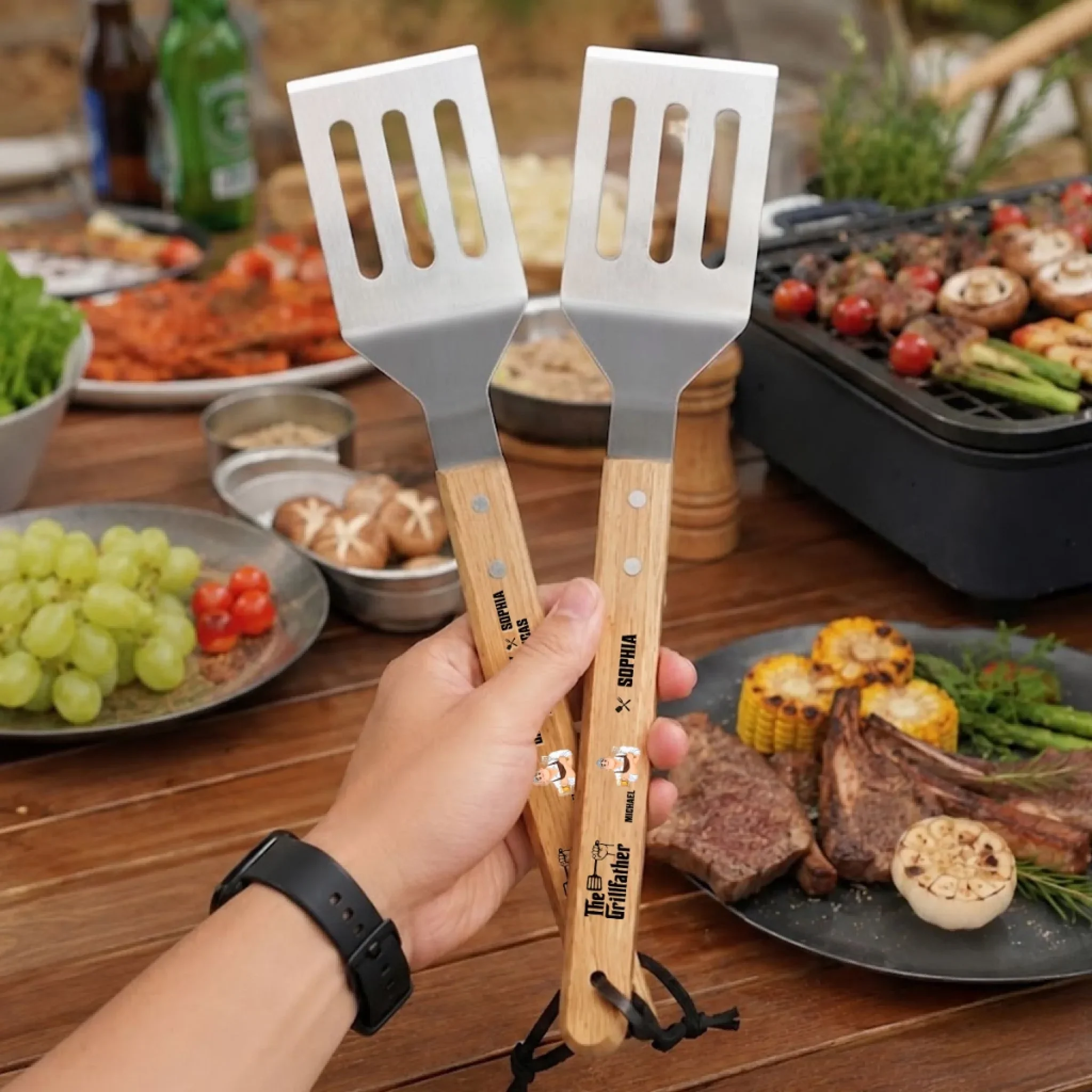 The Grillfather - Personalized Custom Grill Spatula - Image 5