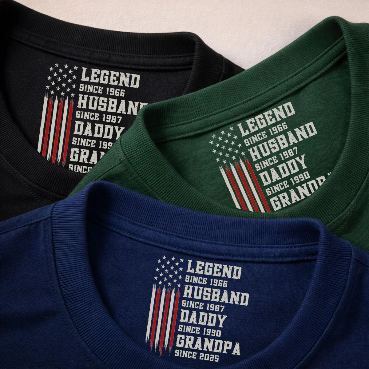 The Legend In Fact - Personalized Custom Inside Neck Print T-Shirt - Image 4