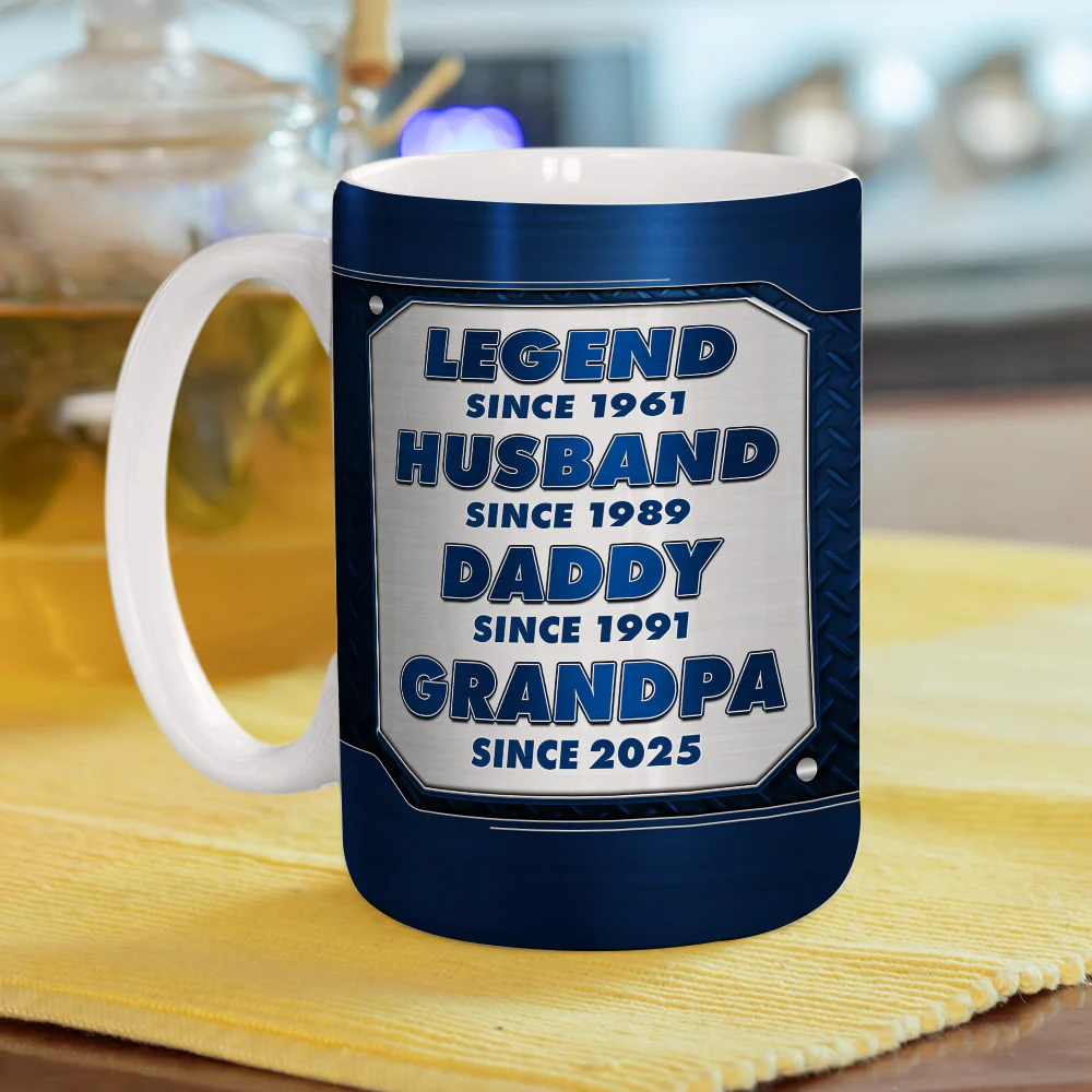 The Legend - Personalized Custom 3D Inflated Effect Mug - Image 5